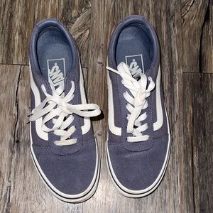 Vans Blue and White Old Skool Sneakers